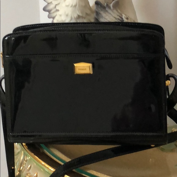 Vintage Bally Black Patent Leather shoulder bag - Picture 2 of 3